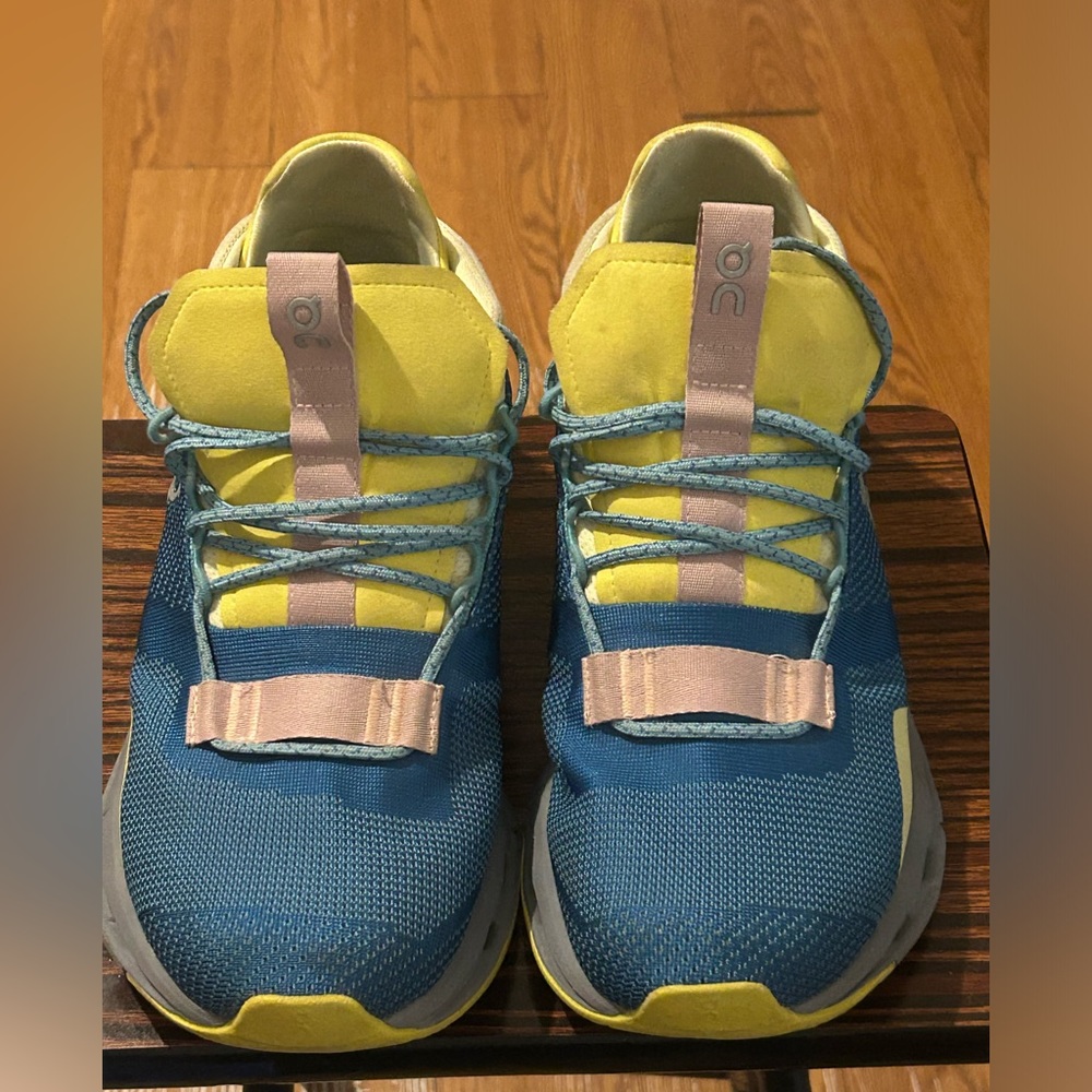 On Running Women's Sneakers - Blue, Yellow, Pink